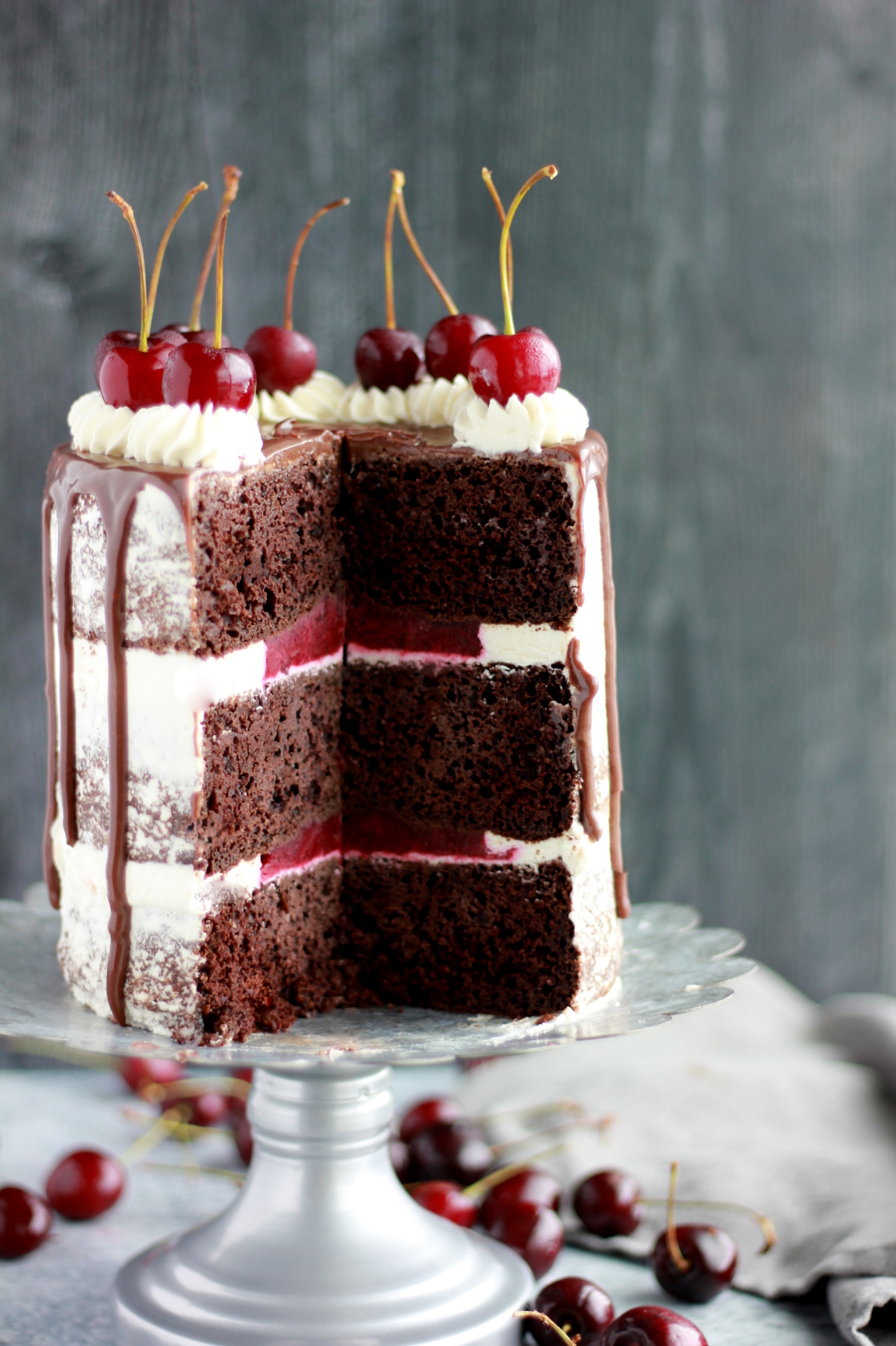 Black Forest Cake Baking with Blondie