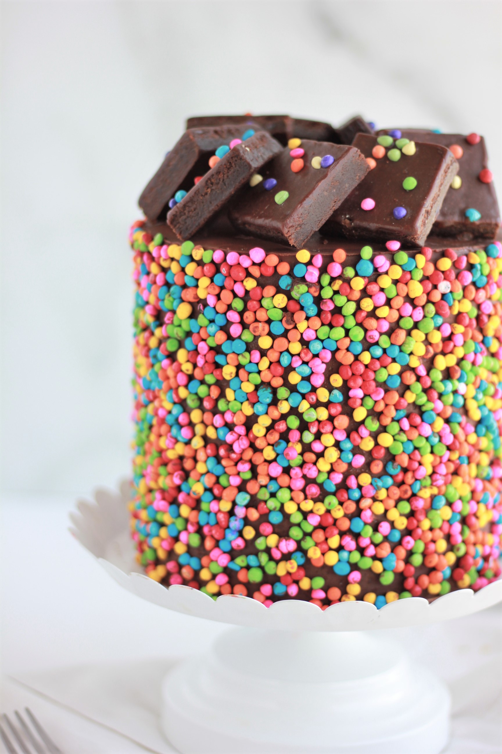 Cosmic Brownie Cake Baking with Blondie