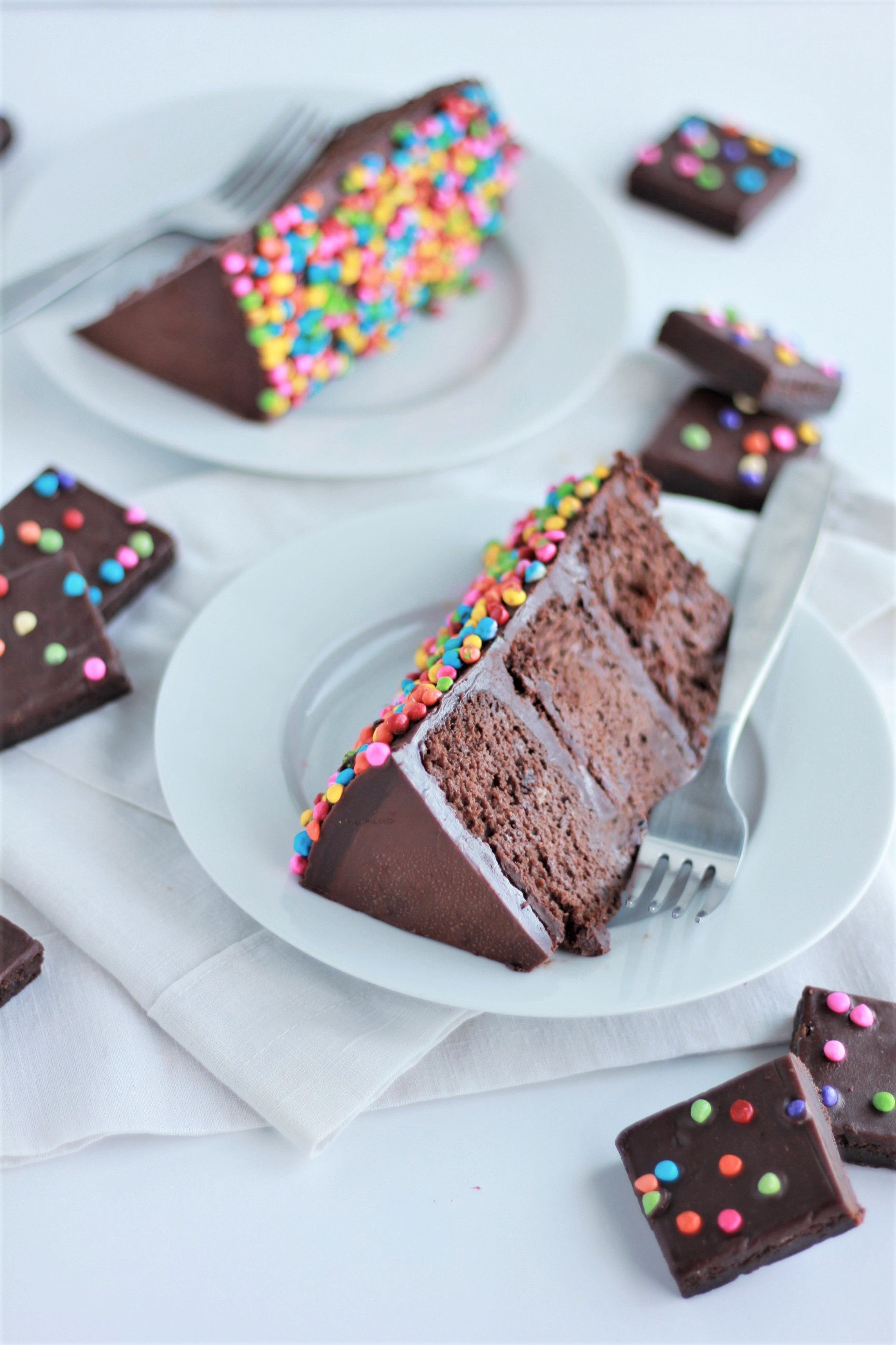 Cosmic Brownie Cake Baking with Blondie