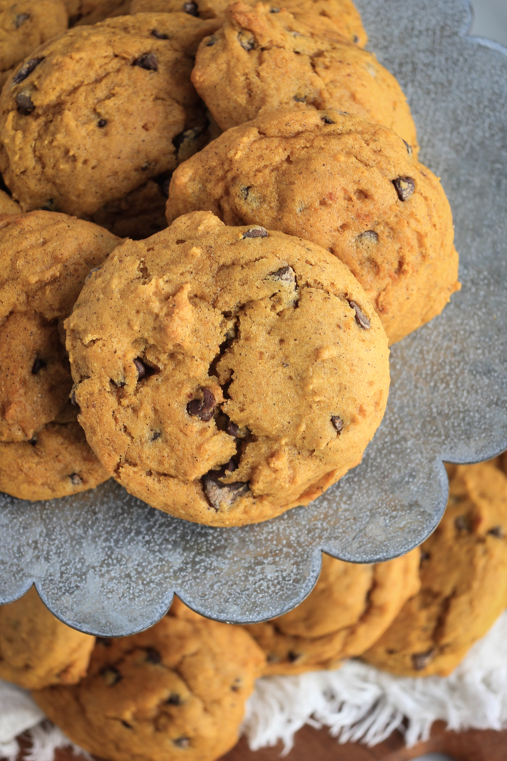 Soft Pumpkin Chocolate Chip Cookies Baking with Blondie